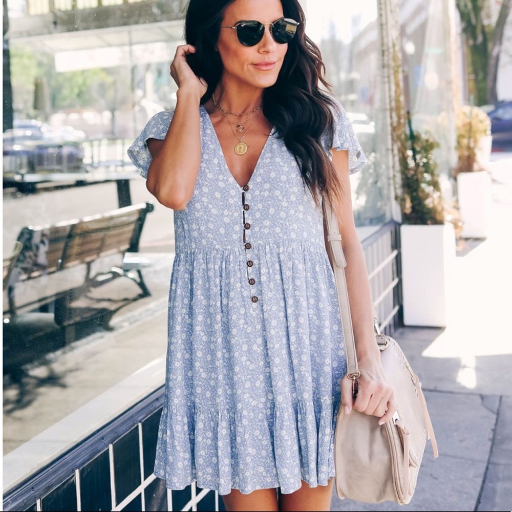 VICI Collection Carolina floral babydoll dress